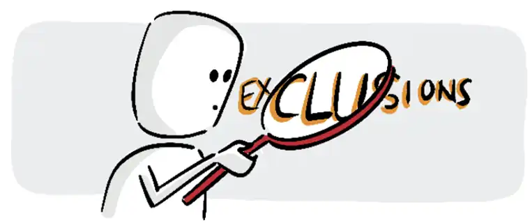 Child Plan Exclusions